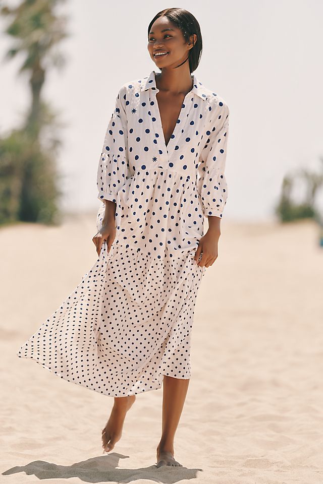 Celandine Carolita Women's Tiered Shirtdress