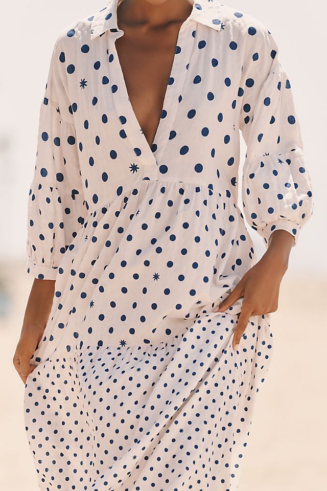 Celandine Carolita Women's Tiered Shirtdress