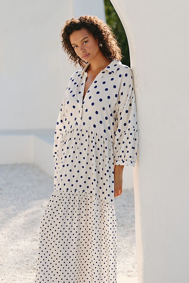 Celandine Carolita Women's Tiered Shirtdress