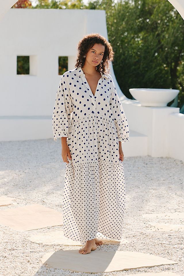 Celandine Carolita Women's Tiered Shirtdress