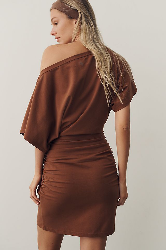 Daily Practice Women's Off-Shoulder Waisted Mini Dress