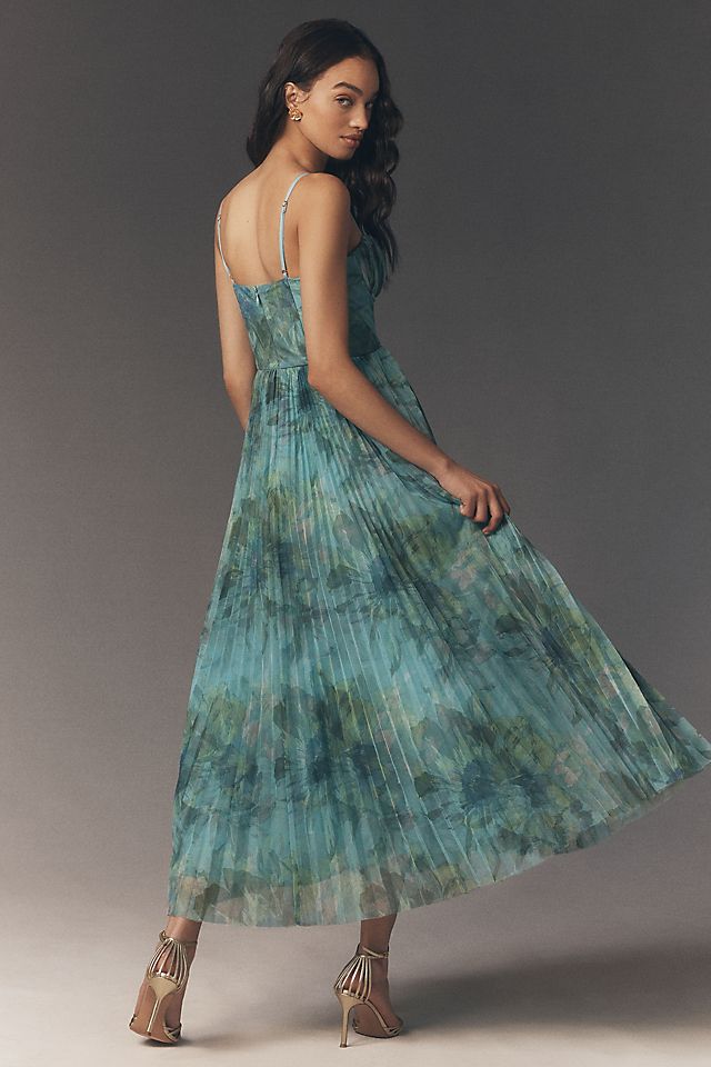 Hutch Amara Women's Pleated Tulle Midi Dress