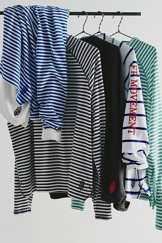 FP Movement Restoration Yarn Dye Stripe Layer Women's Top